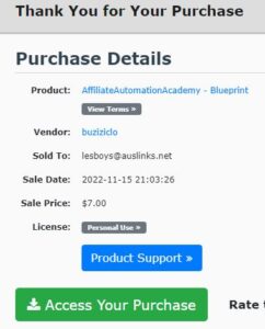 Blueprint purchase